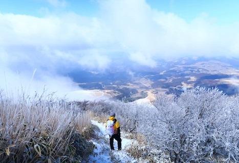 大分県で、日本の冬山をゆるく4度愉しむ旅