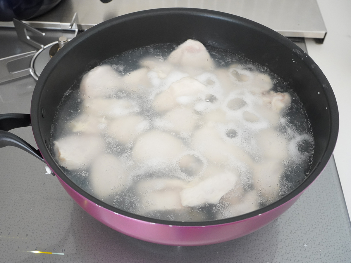 水晶鶏のにんにくだれ