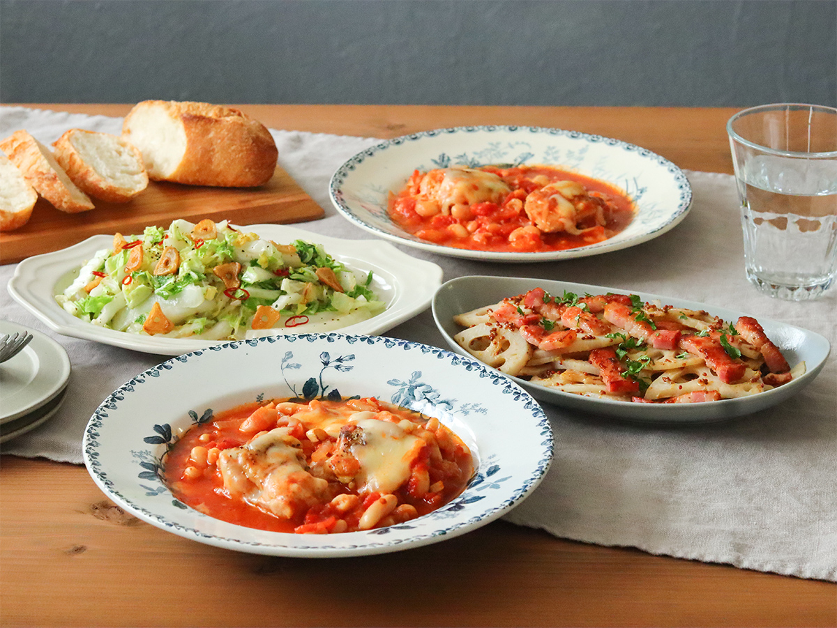 お手軽に！フレンチ風あたたまる華やか献立