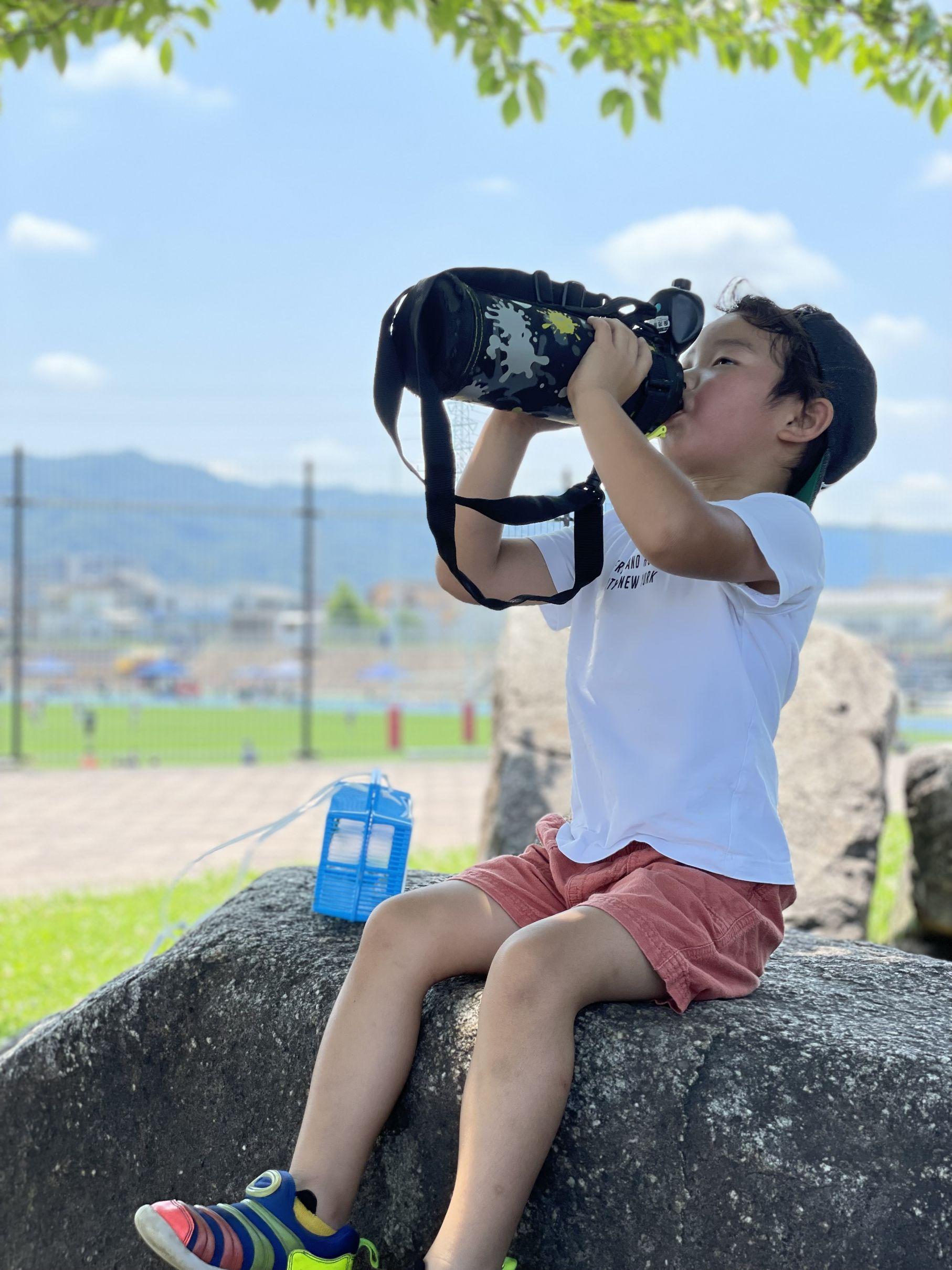 サーモス水筒で水分補給