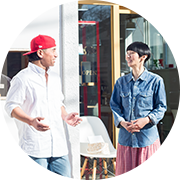 Specialtycoffee&Food mamocafe 藤田 真由美さん 堀口 隆司さん